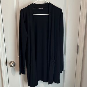 Zenana Outfitters Classic Black Cardigan